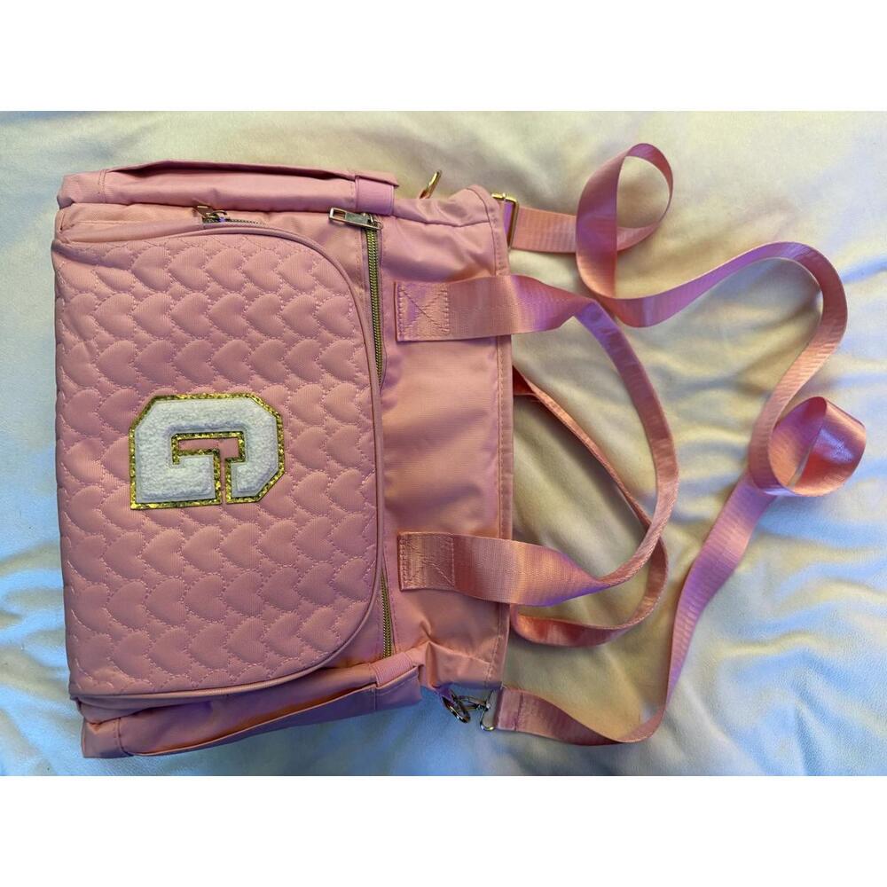 Large Pink Insulated‎ Lunch Bag